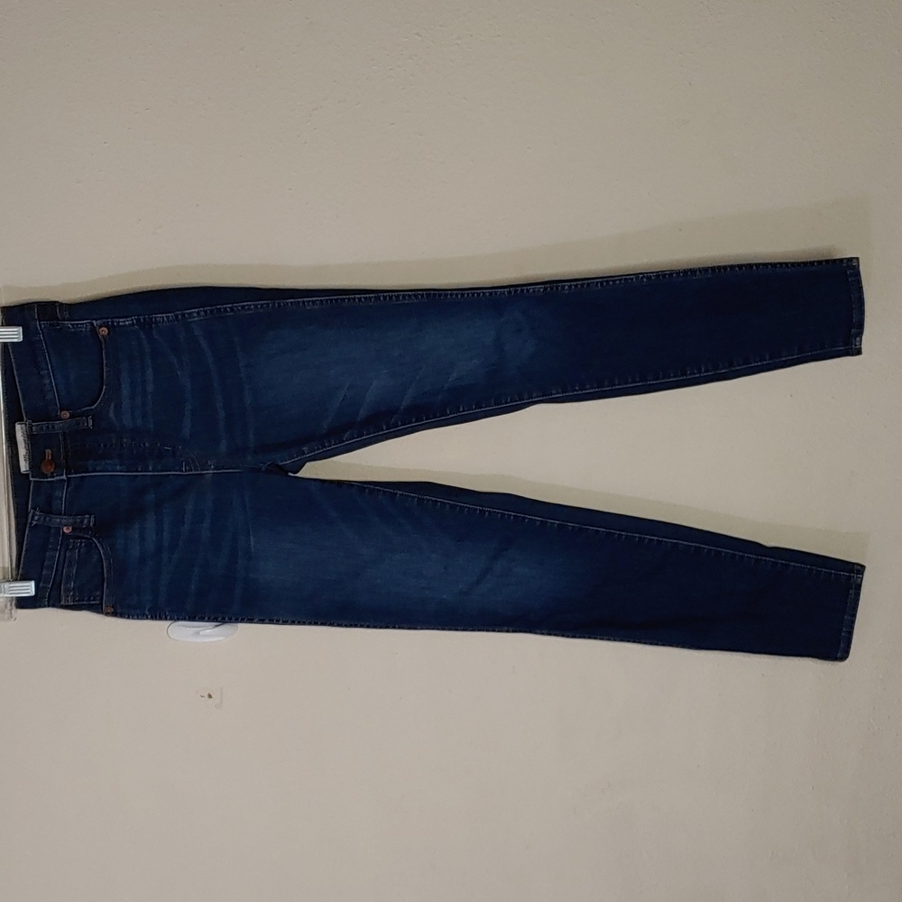 Madewell Women's Size 25 Waist Skinny High Rise Whiskered Jeans